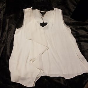 Simply Vera off white sleeveless top NWT